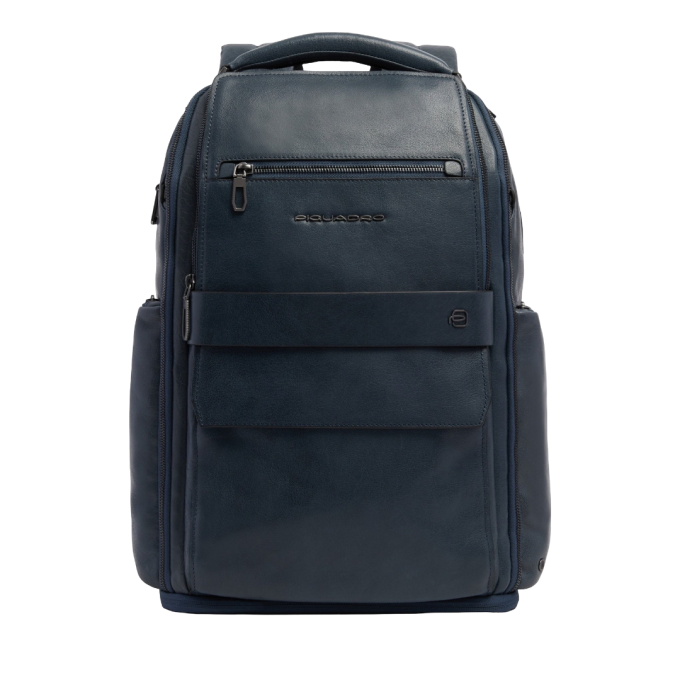 Рюкзак мужской PIQUADRO SOLM CA7023S141BM/AV серо-голубой кожа